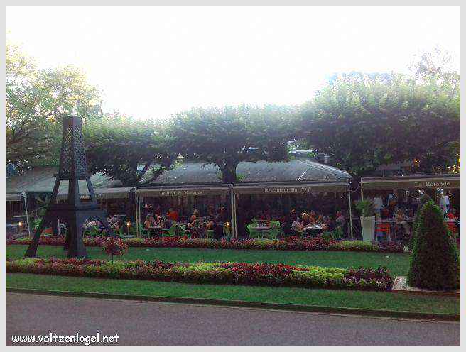 Vue panoramique sur le lac du Bourget à Aix-les-Bains