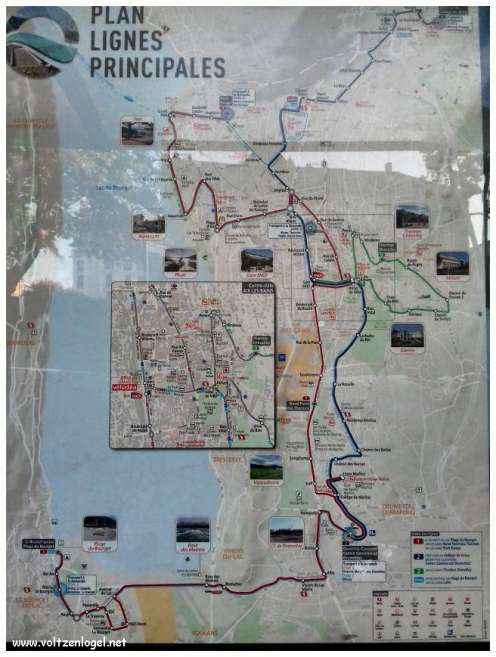 Vue panoramique sur le lac du Bourget à Aix-les-Bains