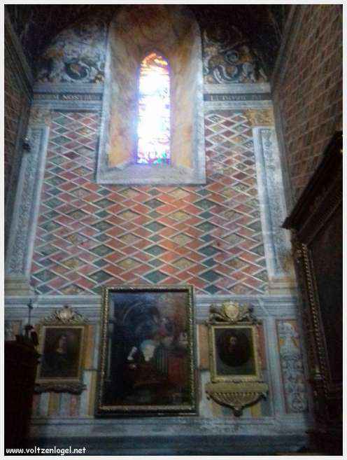Vue panoramique de la cathédrale Sainte-Cécile à Albi, chef-d'œuvre gothique