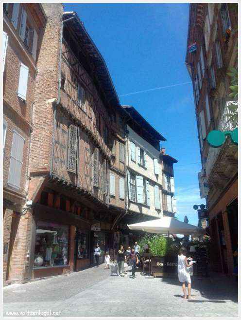 Vue panoramique de la cathédrale Sainte-Cécile à Albi, chef-d'œuvre gothique