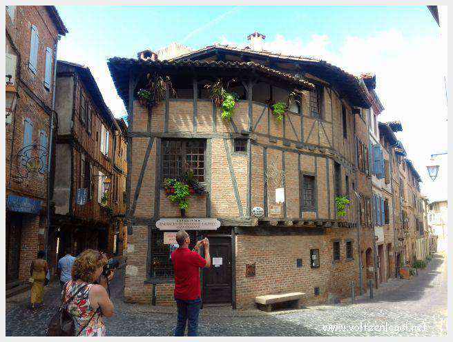 Vue panoramique d'Albi avec la cathédrale Sainte-Cécile et le Pont Vieux