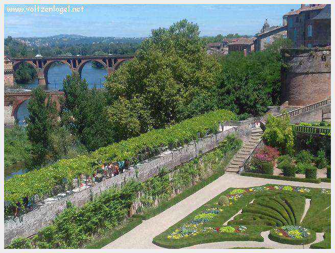 Vue panoramique d'Albi avec la cathédrale Sainte-Cécile et le Pont Vieux
