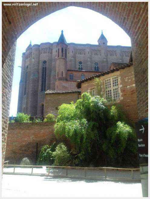 Vue panoramique d'Albi avec la cathédrale Sainte-Cécile et le Pont Vieux