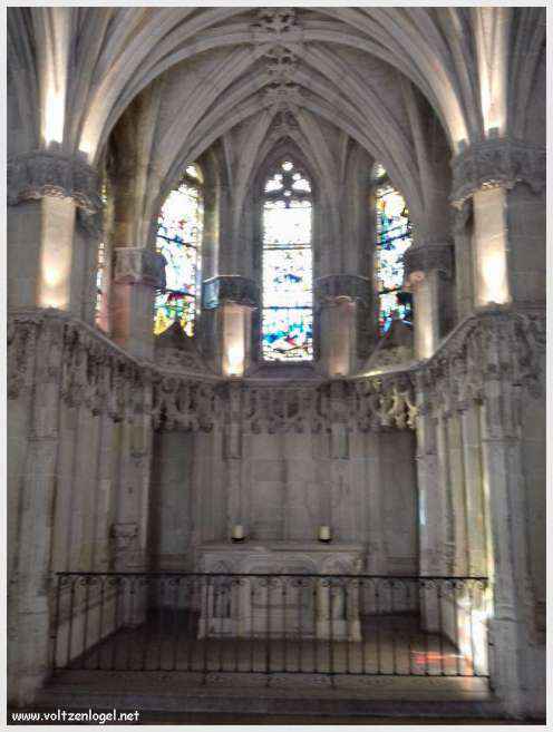 Vue panoramique sur le Château Royal d'Amboise et ses jardins à la française