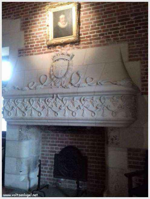 Vue panoramique sur le Château Royal d'Amboise et ses jardins à la française