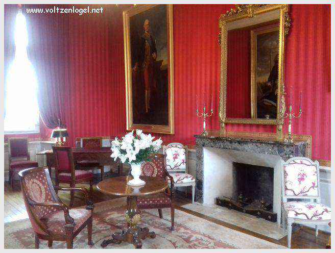 Vue panoramique sur le Château Royal d'Amboise et ses jardins à la française