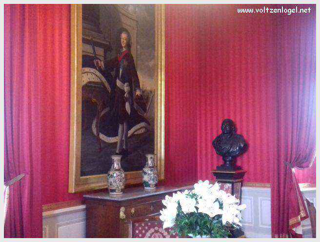 Vue panoramique sur le Château Royal d'Amboise et ses jardins à la française