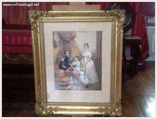 Vue panoramique sur le Château Royal d'Amboise et ses jardins à la française