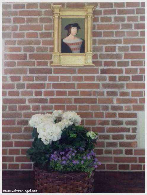 Vue panoramique sur le Château Royal d'Amboise et ses jardins à la française