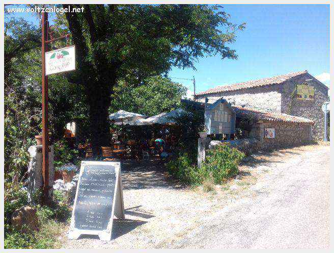 Vue panoramique de Balazuc, village médiéval surplombant les gorges de l'Ardèche