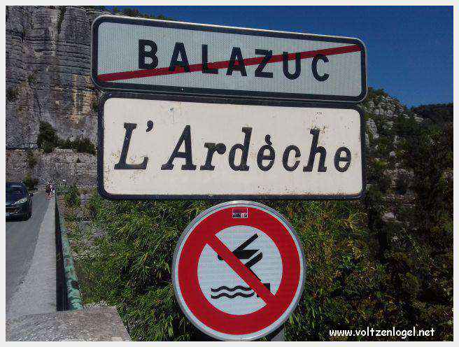 Balazuc en Ardèche