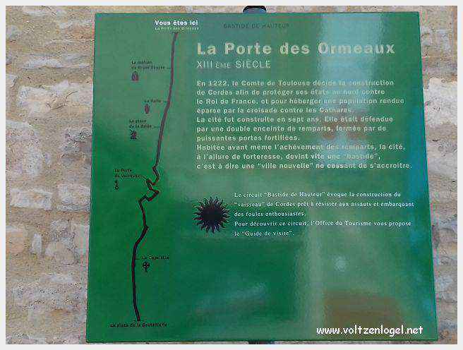 La cité médiévale de Cordes-sur-Ciel perchée sur les collines du Tarn