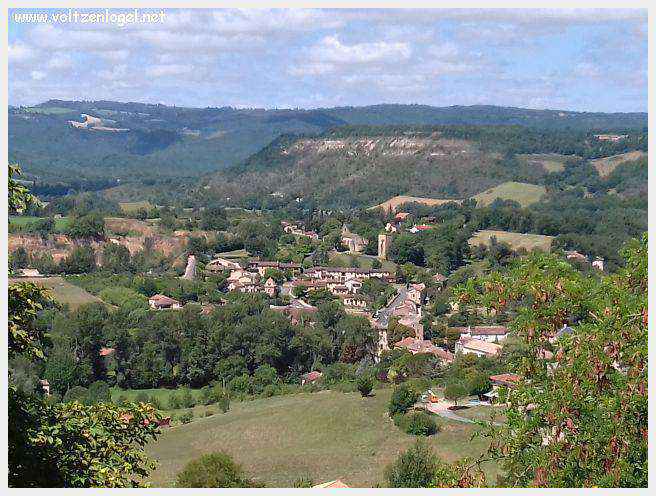 La cité médiévale de Cordes-sur-Ciel perchée sur les collines du Tarn