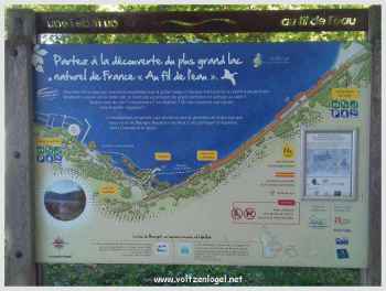 Le lac du Bourget à Aix-les-Bains