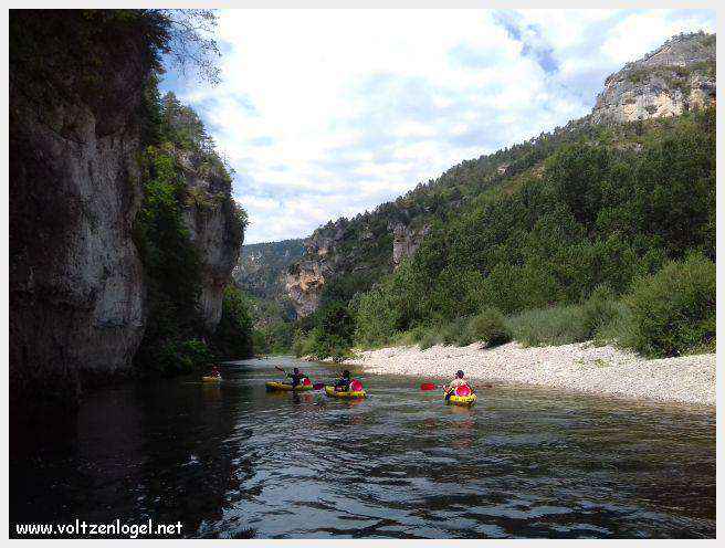 Exploration en barque des Gorges du Tarn à La Malène