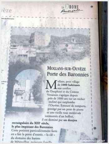Mollans-Sur-Ouvèze. La balade dans les Vignes