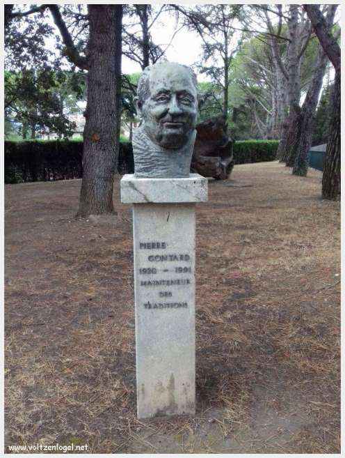 Vue panoramique de Vaison La Romaine avec ruines antiques et jardins paisibles