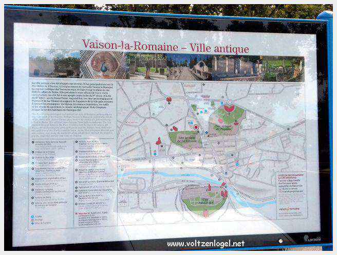 Vestiges romains à Vaison-la-Romaine: témoins d'une histoire millénaire.