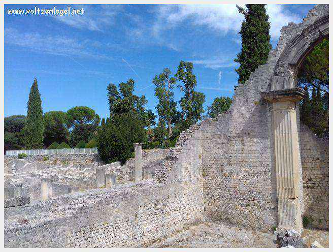 Ruines gallo-romaines de Vaison La Romaine, témoignage vivant de l'Antiquité.