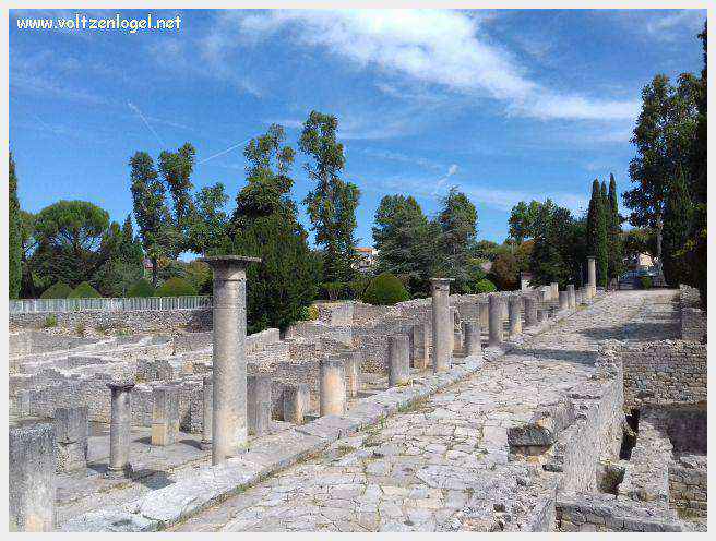 Ruines gallo-romaines de Vaison La Romaine, témoignage vivant de l'Antiquité.