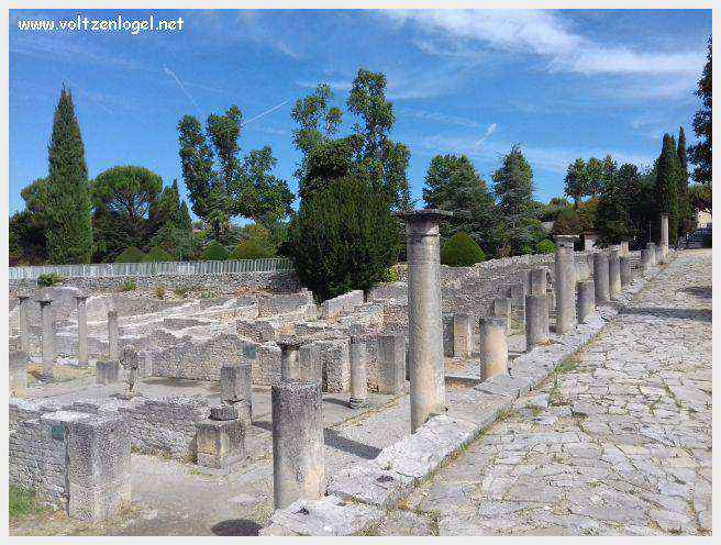 Ruines gallo-romaines de Vaison La Romaine, témoignage vivant de l'Antiquité.
