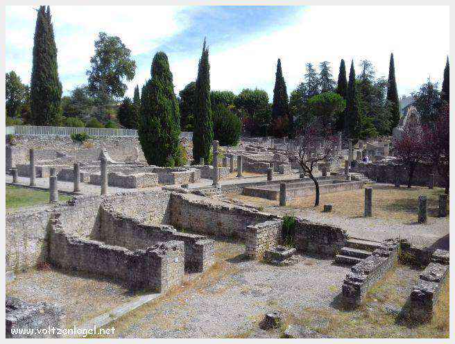 Ruines gallo-romaines de Vaison La Romaine, témoignage vivant de l'Antiquité.