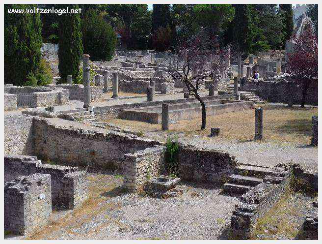 Ruines gallo-romaines de Vaison La Romaine, témoignage vivant de l'Antiquité.