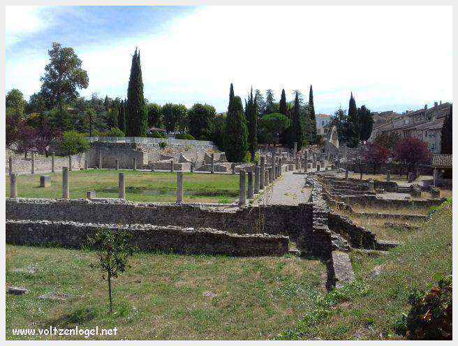 Ruines gallo-romaines de Vaison La Romaine, témoignage vivant de l'Antiquité.