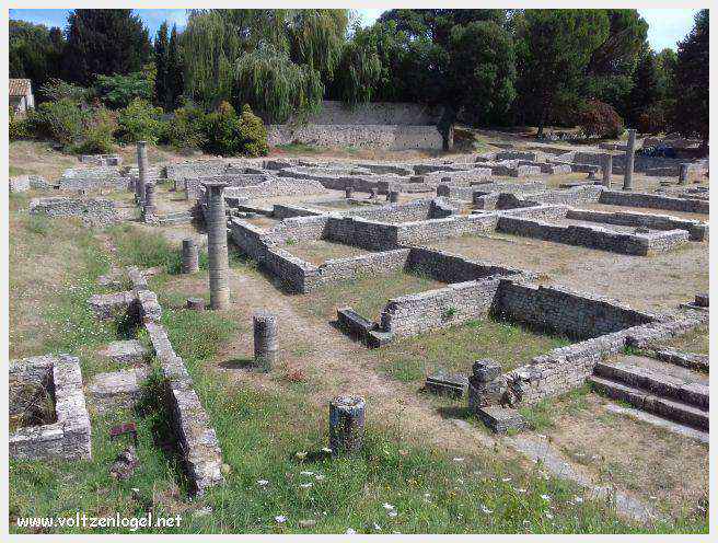 Ruines gallo-romaines de Vaison La Romaine, témoignage vivant de l'Antiquité.