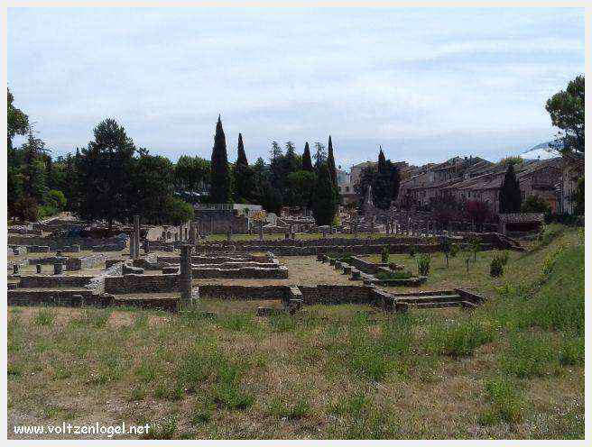 Ruines gallo-romaines de Vaison La Romaine, témoignage vivant de l'Antiquité.