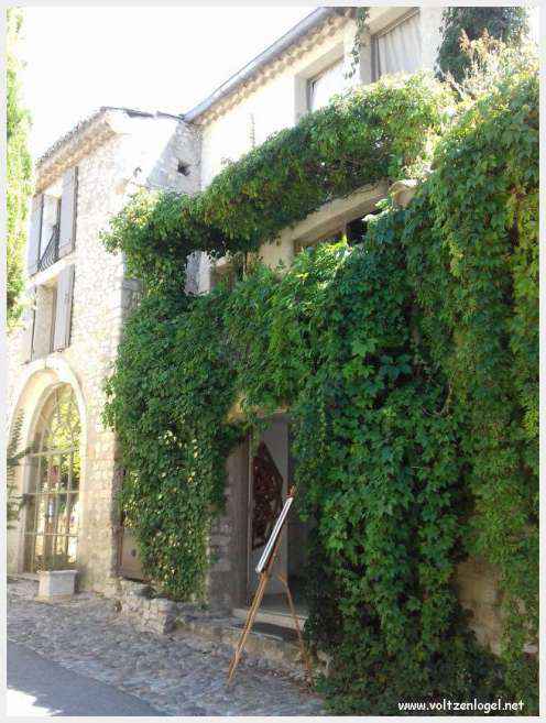 Vue panoramique de la Haute-Ville médiévale de Vaison La Romaine en Provence