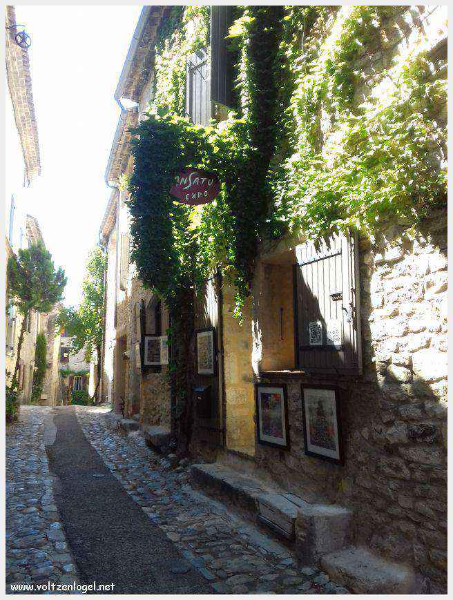 Vue panoramique de la Haute-Ville médiévale de Vaison La Romaine en Provence