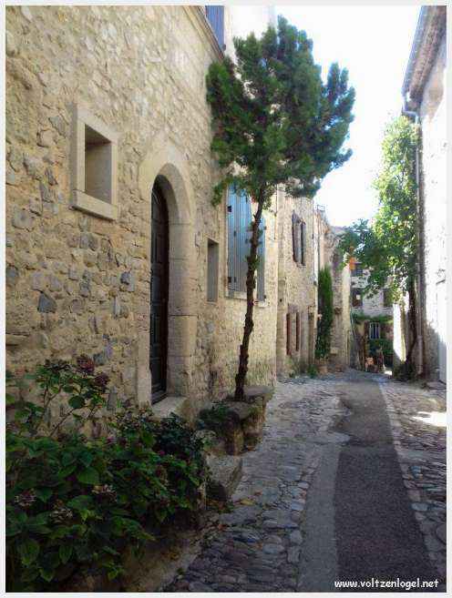 Vue panoramique de la Haute-Ville médiévale de Vaison La Romaine en Provence