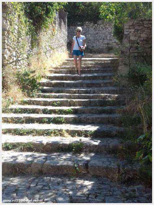 Vue panoramique de la Haute-Ville médiévale de Vaison La Romaine en Provence