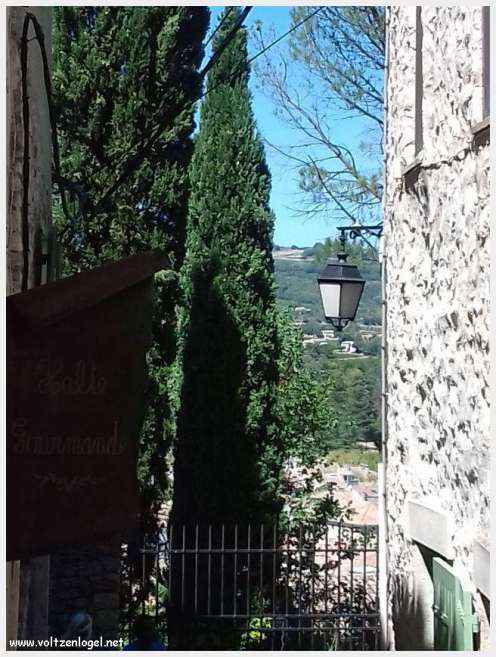 Vue panoramique de la Haute-Ville médiévale de Vaison La Romaine en Provence