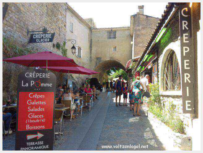 Vue panoramique de Vaison La Romaine, alliant histoire médiévale et nature provençale