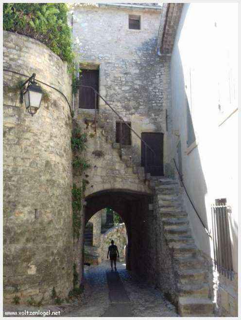 Vue panoramique de Vaison La Romaine, alliant histoire médiévale et nature provençale