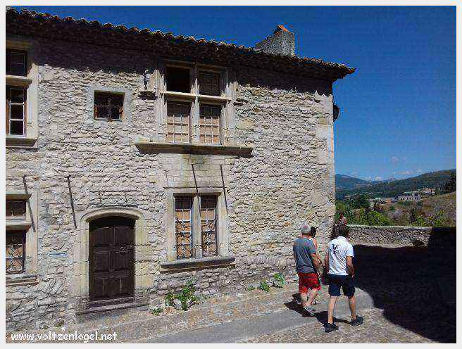Vue panoramique de Vaison La Romaine, alliant histoire médiévale et nature provençale