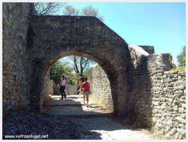 Vue panoramique de Vaison La Romaine, alliant histoire médiévale et nature provençale