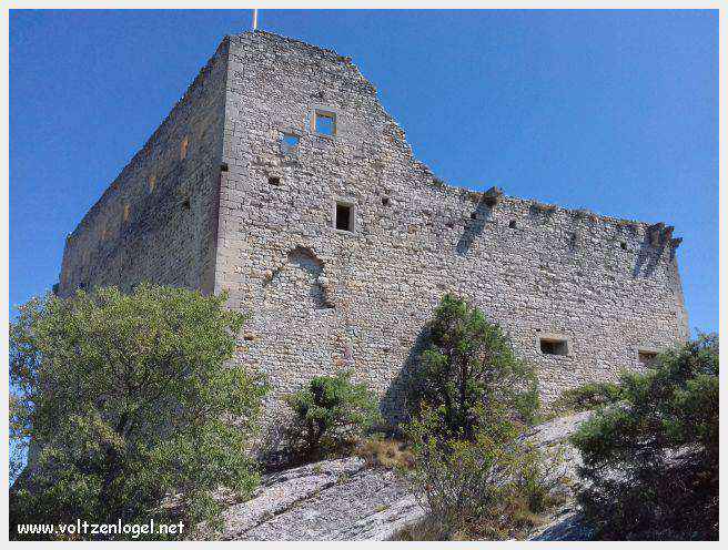 Vue panoramique de Vaison La Romaine, alliant histoire médiévale et nature provençale