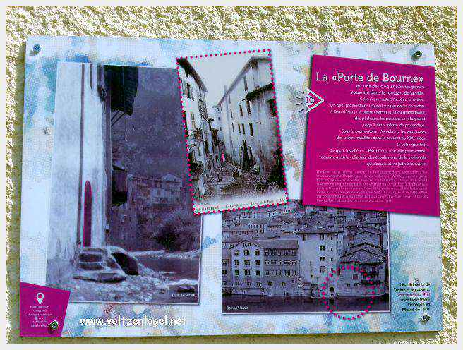 Le Vercors. Pont-en-Royans, le meilleur des maisons suspendues aux façades colorées