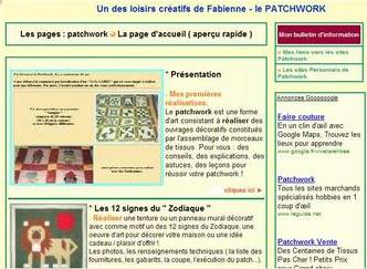 Modèle de patchwork coloré et harmonieux