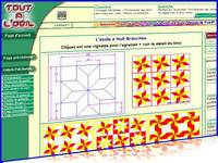 Patron de patchwork avec motifs expliqués