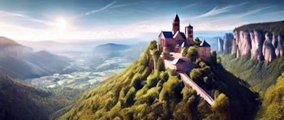 Mont Sainte-Odile lieu de pèlerinage, symbole de l'Alsace