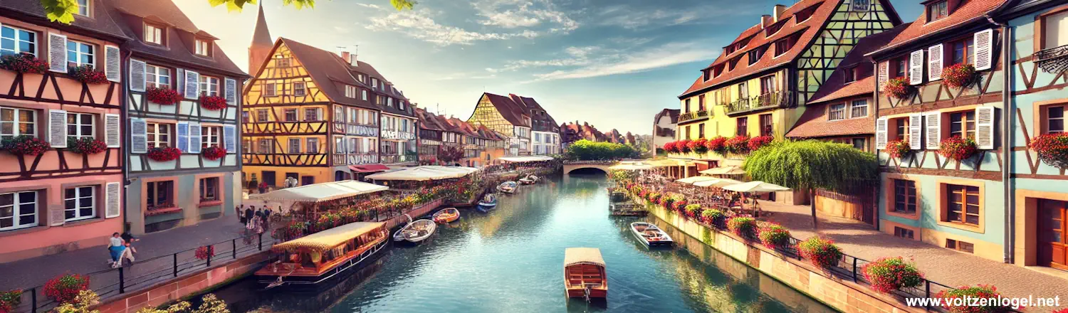 Colmar, la perle de l'Alsace, située au cœur de la région viticole