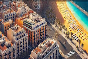 Paysage ensoleillé de la Costa Blanca