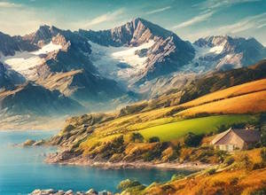 Paysage montagneux des Orres