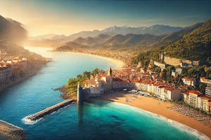 Collioure dans les Pyrénées-Orientales avec ses paysages colorés