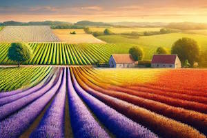 Paysage de lavande en Provence