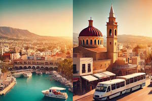 Vue pittoresque de Famagouste à Chypre